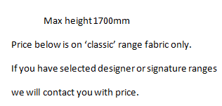 Non standard size (we will phone you prior to order)