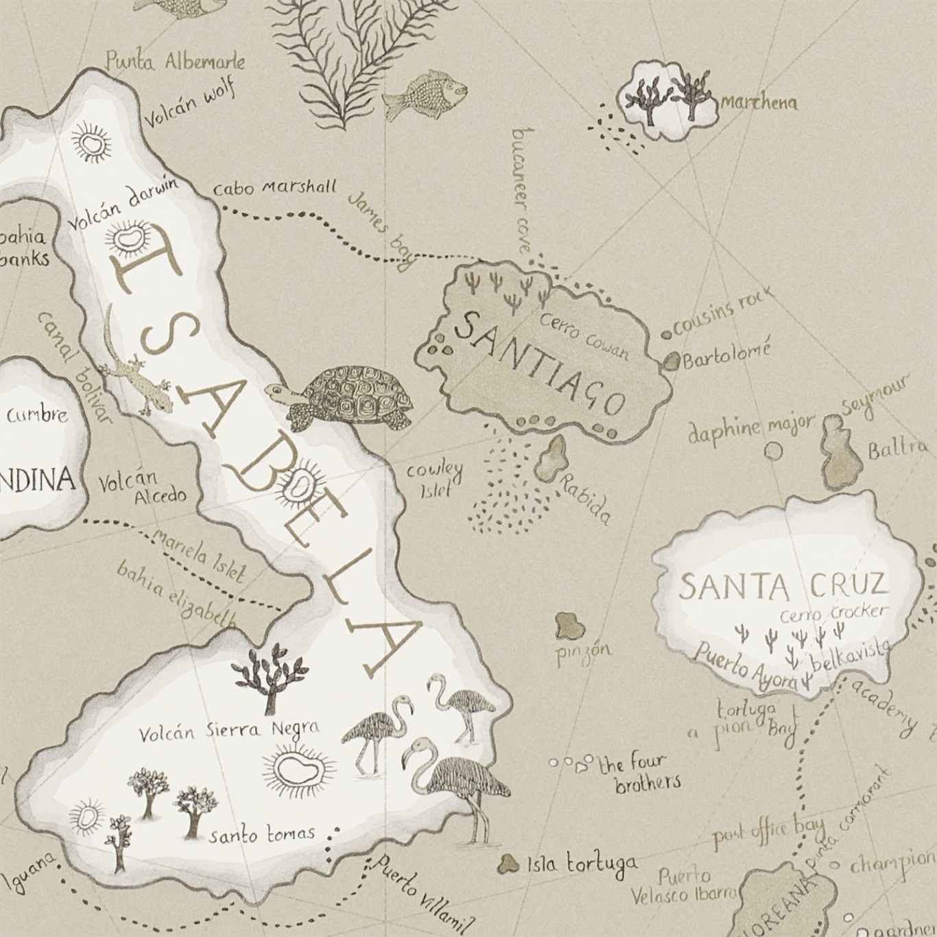 Sanderson Galapagos Wallpaper